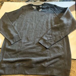 Xersion Quick Dri Men’s Long Sleeve Pullover Gray NWT 2XLT Big & Tall $50